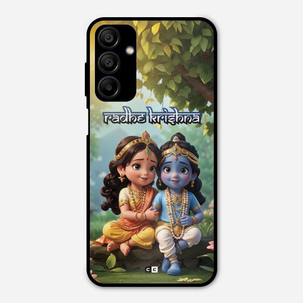 Hare Radhe Krishna Metal Back Case for Galaxy A15 5G