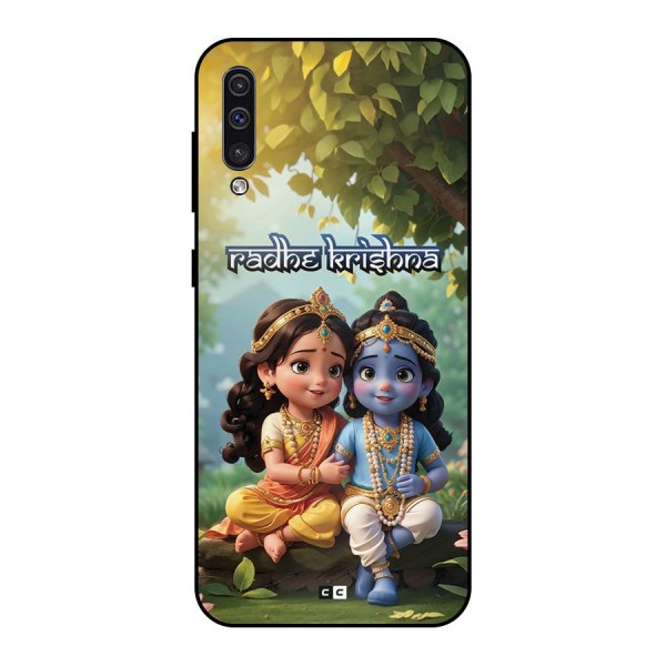 Hare Radhe Krishna Metal Back Case for Galaxy A30s