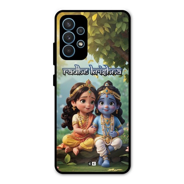 Hare Radhe Krishna Metal Back Case for Galaxy A32