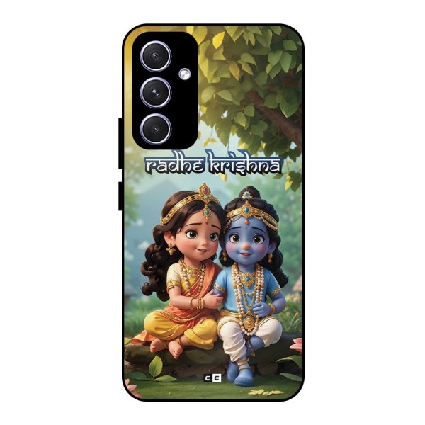 Hare Radhe Krishna Metal Back Case for Galaxy A54