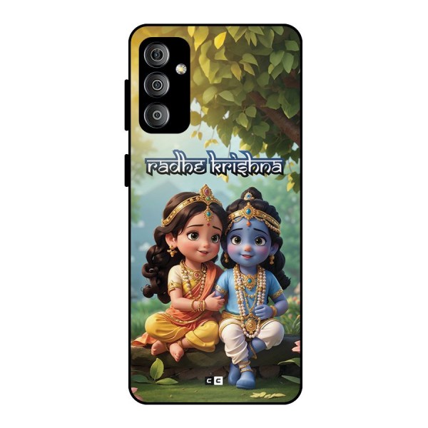 Hare Radhe Krishna Metal Back Case for Galaxy F23