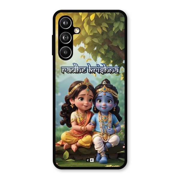 Hare Radhe Krishna Metal Back Case for Galaxy F54