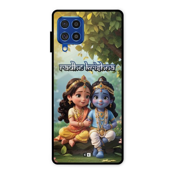 Hare Radhe Krishna Metal Back Case for Galaxy F62