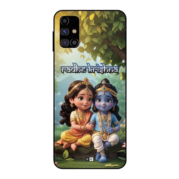 Hare Radhe Krishna Metal Back Case for Galaxy M31s