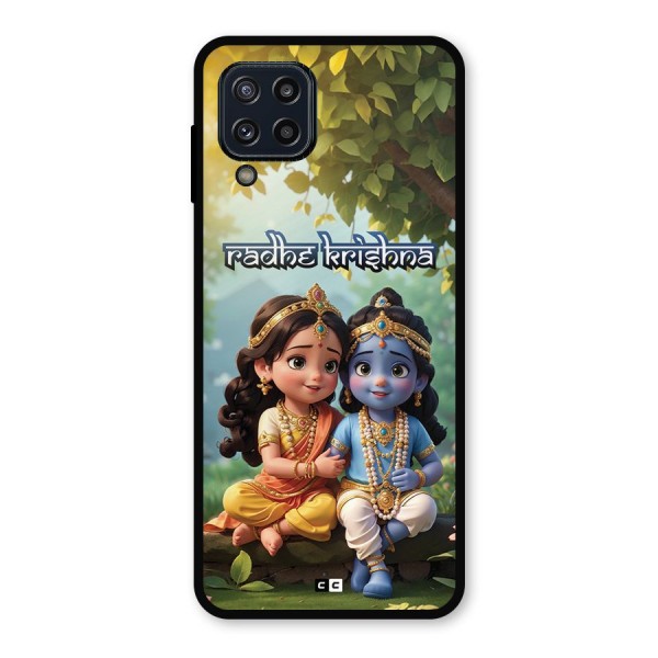 Hare Radhe Krishna Metal Back Case for Galaxy M32