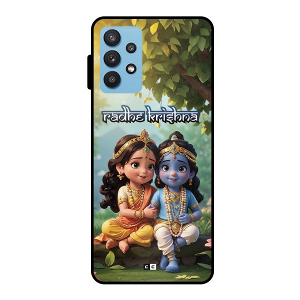 Hare Radhe Krishna Metal Back Case for Galaxy M32 5G