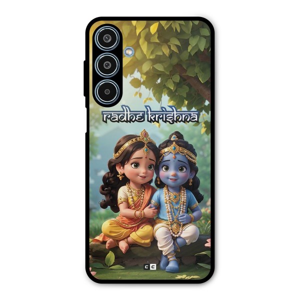 Hare Radhe Krishna Metal Back Case for Galaxy M35