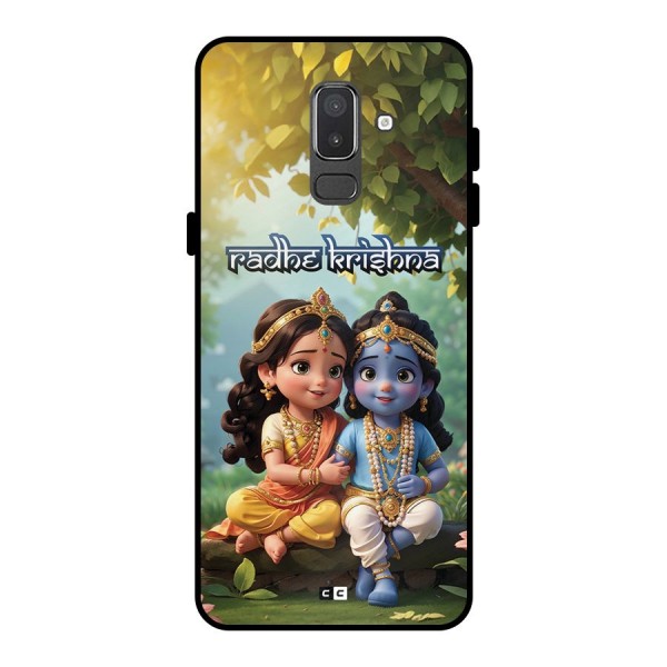 Hare Radhe Krishna Metal Back Case for Galaxy On8 (2018)