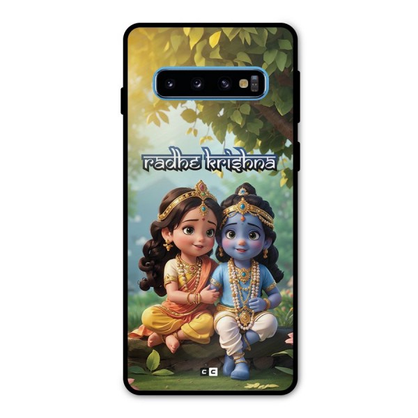 Hare Radhe Krishna Metal Back Case for Galaxy S10