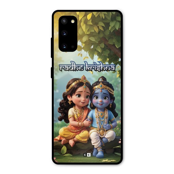 Hare Radhe Krishna Metal Back Case for Galaxy S20