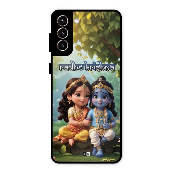 Hare Radhe Krishna Metal Back Case for Galaxy S21 Plus