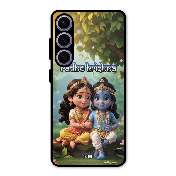 Hare Radhe Krishna Metal Back Case for Galaxy S24