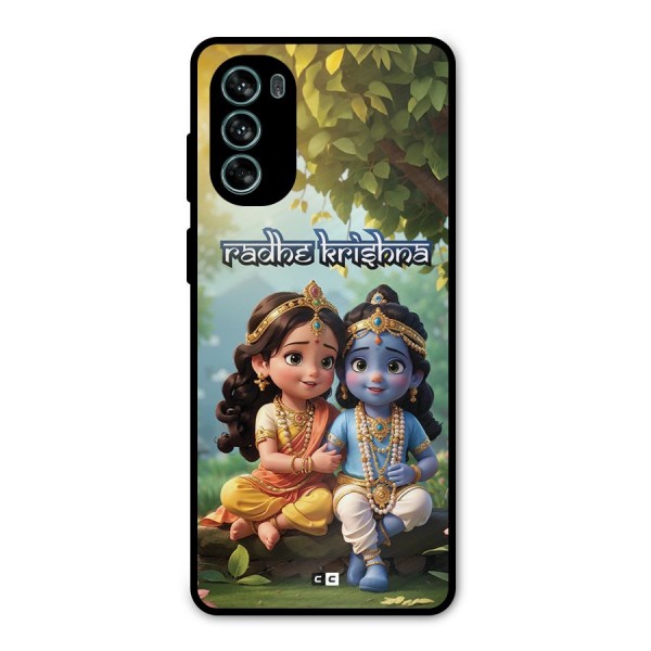 Hare Radhe Krishna Metal Back Case for Moto G62