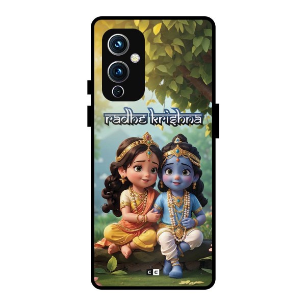 Hare Radhe Krishna Metal Back Case for OnePlus 9