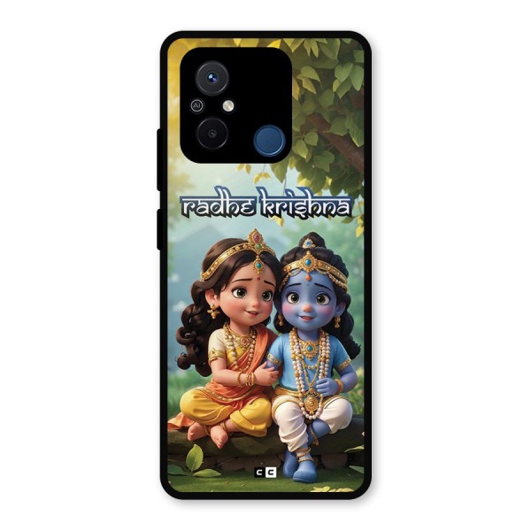 Hare Radhe Krishna Metal Back Case for Poco C55