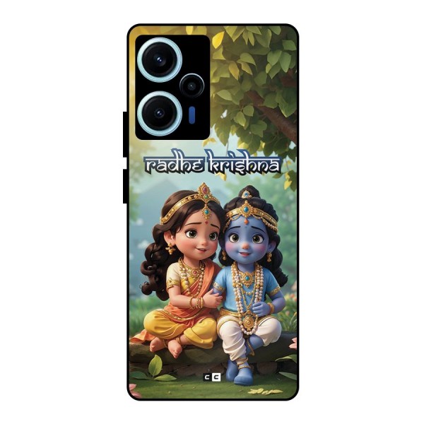 Hare Radhe Krishna Metal Back Case for Poco F5