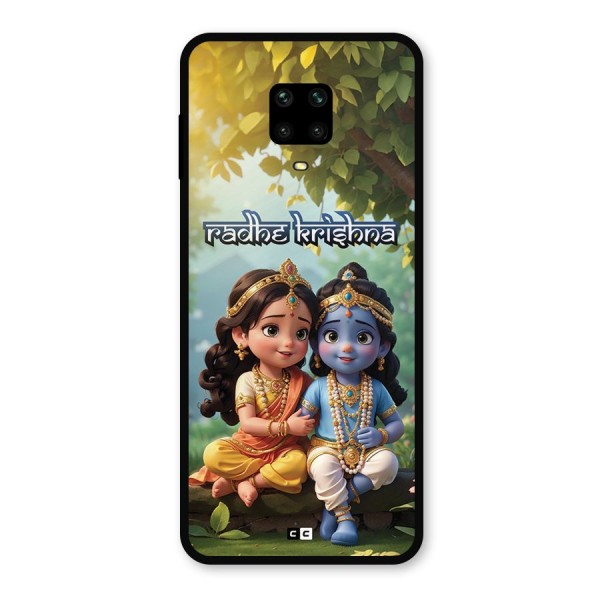 Hare Radhe Krishna Metal Back Case for Poco M2