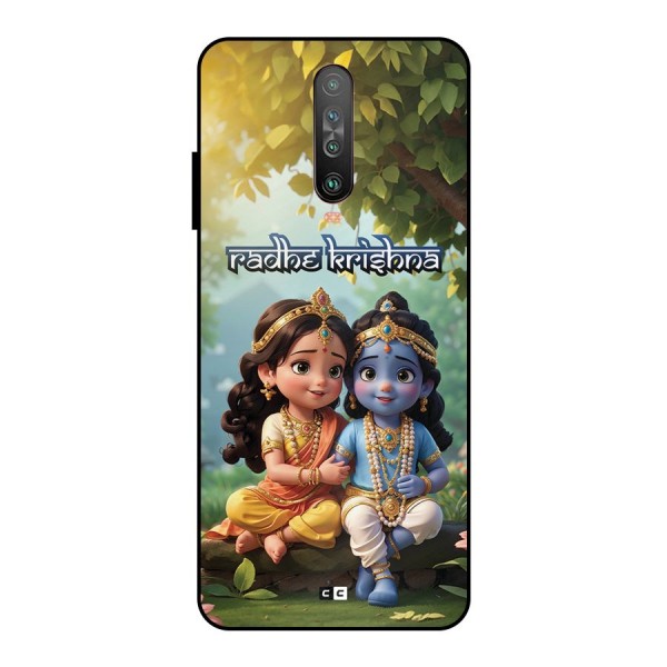 Hare Radhe Krishna Metal Back Case for Poco X2