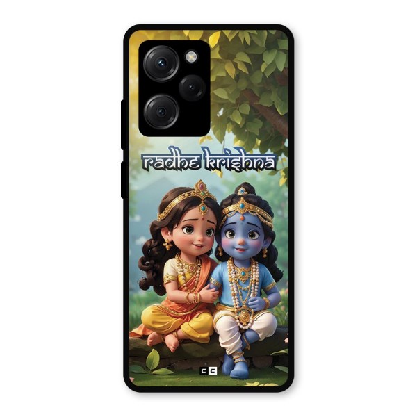 Hare Radhe Krishna Metal Back Case for Poco X5 Pro