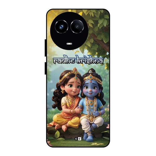 Hare Radhe Krishna Metal Back Case for Realme 11X