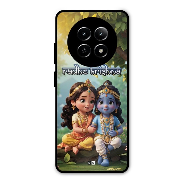 Hare Radhe Krishna Metal Back Case for Realme 12 5G