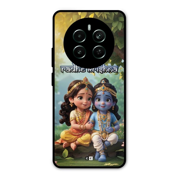 Hare Radhe Krishna Metal Back Case for Realme 12 Plus