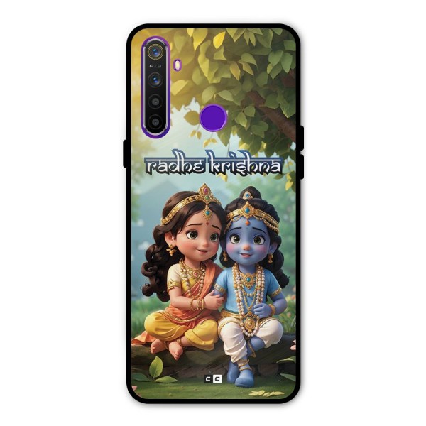 Hare Radhe Krishna Metal Back Case for Realme 5