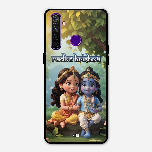 Hare Radhe Krishna Metal Back Case for Realme 5 Pro