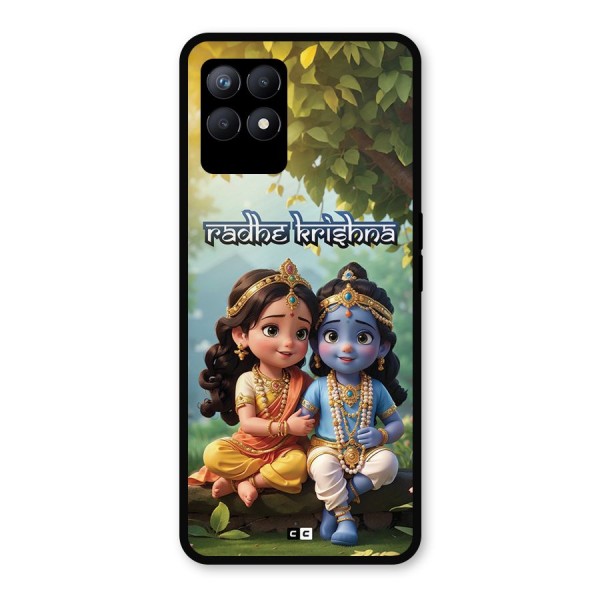 Hare Radhe Krishna Metal Back Case for Realme 8i