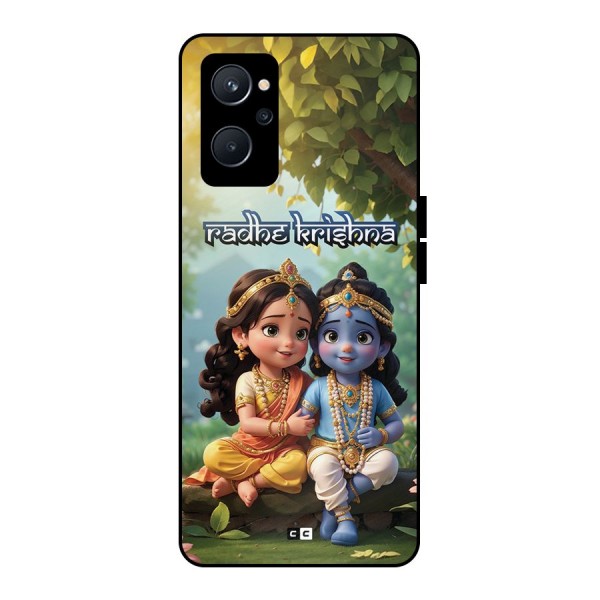 Hare Radhe Krishna Metal Back Case for Realme 9i 5G