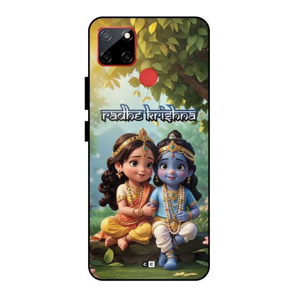 Hare Radhe Krishna Metal Back Case for Realme C12