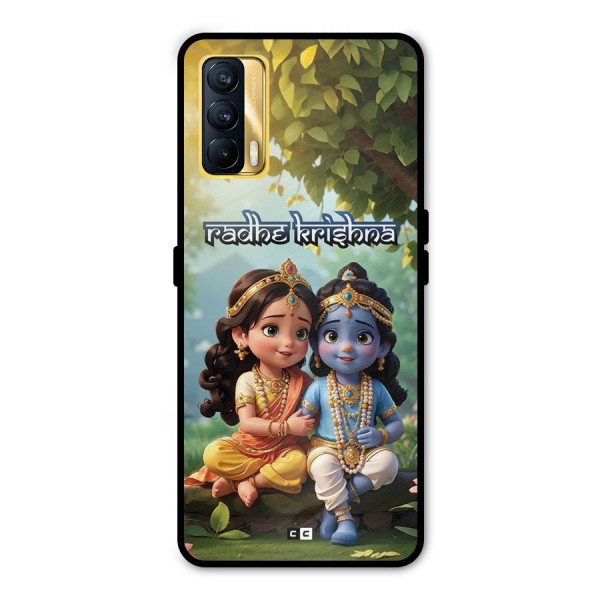 Hare Radhe Krishna Metal Back Case for Realme X7