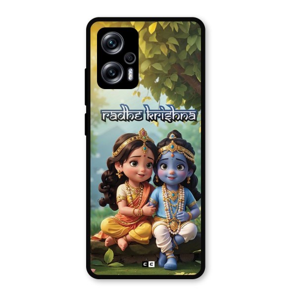 Hare Radhe Krishna Metal Back Case for Redmi K50i