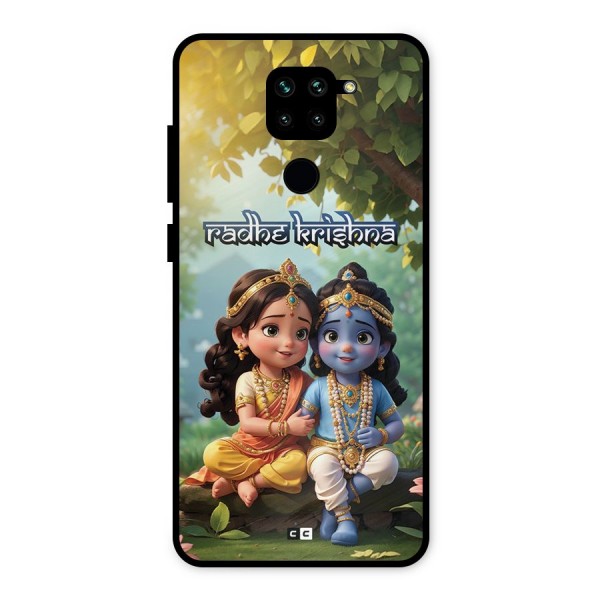 Hare Radhe Krishna Metal Back Case for Redmi Note 9