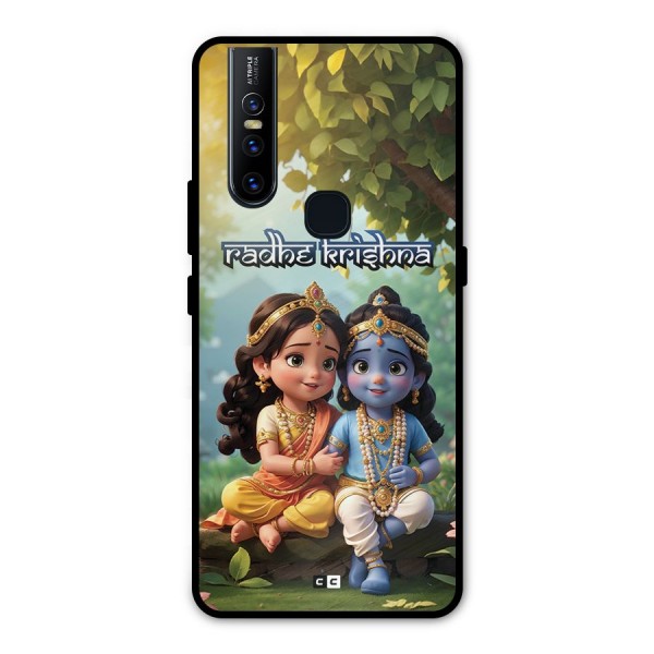 Hare Radhe Krishna Metal Back Case for Vivo V15