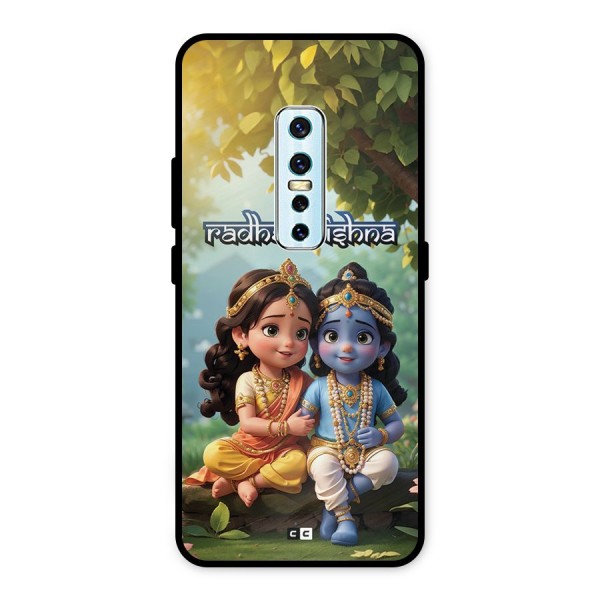 Hare Radhe Krishna Metal Back Case for Vivo V17 Pro