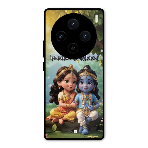 Hare Radhe Krishna Metal Back Case for Vivo X100