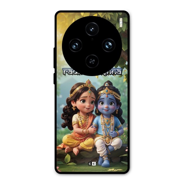 Hare Radhe Krishna Metal Back Case for Vivo X100 Pro