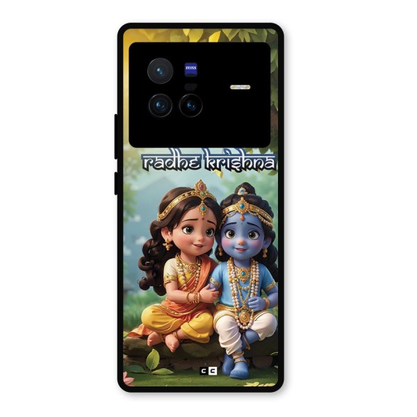 Hare Radhe Krishna Metal Back Case for Vivo X80