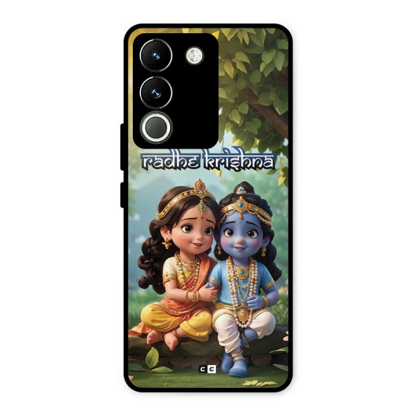 Hare Radhe Krishna Metal Back Case for Vivo Y200