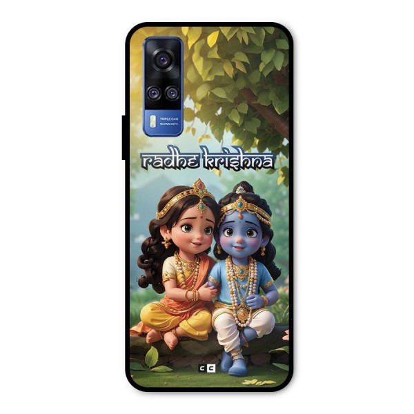 Hare Radhe Krishna Metal Back Case for Vivo Y31