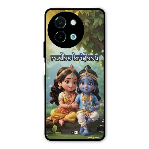 Hare Radhe Krishna Metal Back Case for Vivo Y58