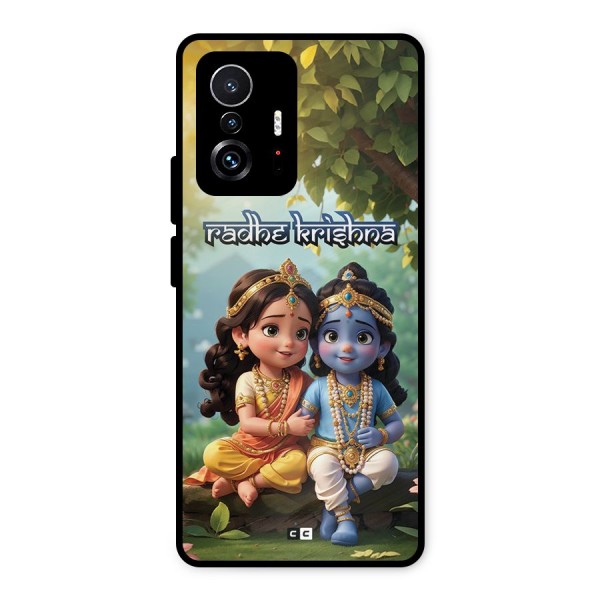 Hare Radhe Krishna Metal Back Case for Xiaomi 11T Pro