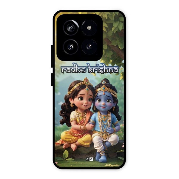 Hare Radhe Krishna Metal Back Case for Xiaomi 14