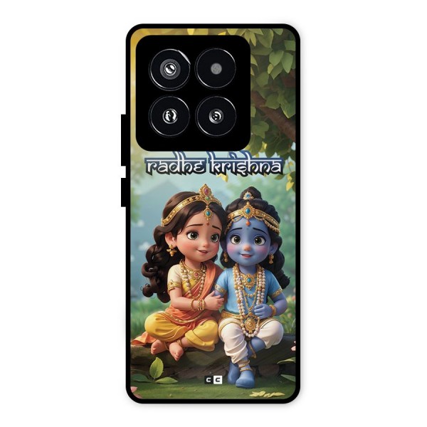 Hare Radhe Krishna Metal Back Case for Xiaomi 14 Pro