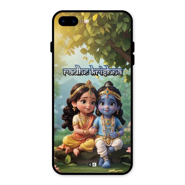 Hare Radhe Krishna Metal Back Case for iPhone 8 Plus