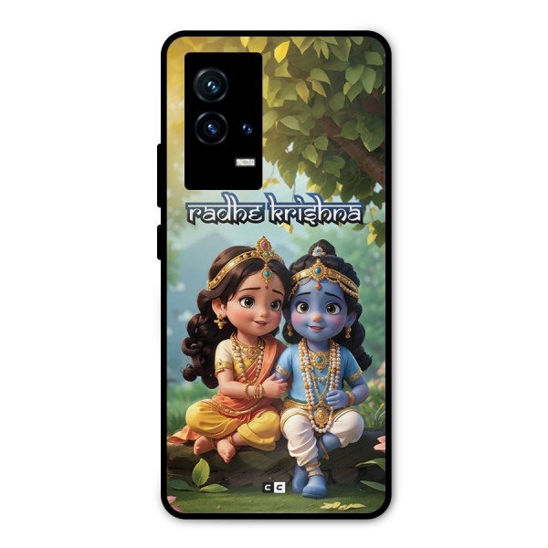 Hare Radhe Krishna Metal Back Case for iQOO 9 5G