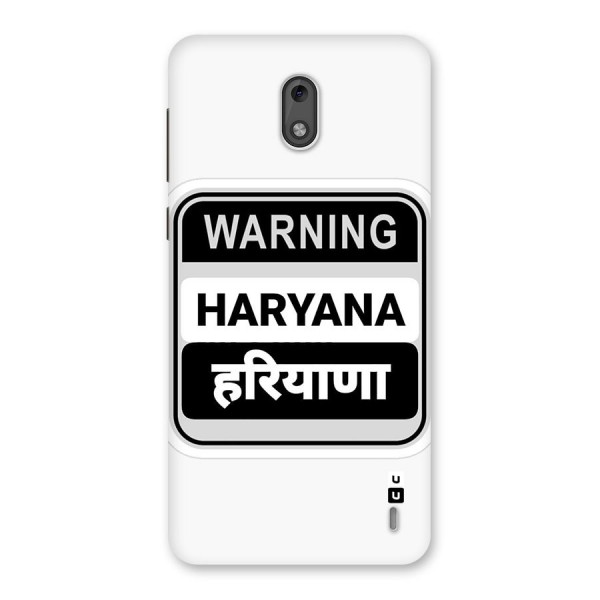 Haryana Warning Back Case for Nokia 2