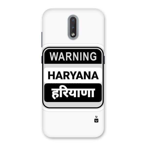 Haryana Warning Back Case for Nokia 2.3