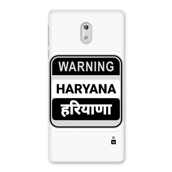 Haryana Warning Back Case for Nokia 3